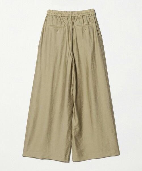 BEAUTY&YOUTH UNITED ARROWS / ビューティー&ユース ユナイテッドアローズ その他パンツ | セルロースナイロン ツイル タック ワイドパンツ ウォッシャブル | 詳細4