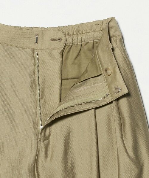 BEAUTY&YOUTH UNITED ARROWS / ビューティー&ユース ユナイテッドアローズ その他パンツ | セルロースナイロン ツイル タック ワイドパンツ ウォッシャブル | 詳細16