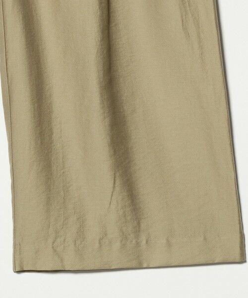 BEAUTY&YOUTH UNITED ARROWS / ビューティー&ユース ユナイテッドアローズ その他パンツ | セルロースナイロン ツイル タック ワイドパンツ ウォッシャブル | 詳細9