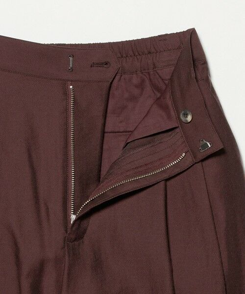 BEAUTY&YOUTH UNITED ARROWS / ビューティー&ユース ユナイテッドアローズ その他パンツ | セルロースナイロン ツイル タック ワイドパンツ ウォッシャブル | 詳細28