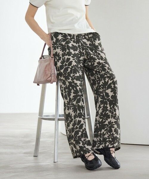 BEAUTY&YOUTH UNITED ARROWS / ビューティー&ユース ユナイテッドアローズ その他パンツ | フラワープリント イージーパンツ ウォッシャブル | 詳細1