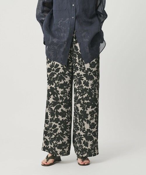 BEAUTY&YOUTH UNITED ARROWS / ビューティー&ユース ユナイテッドアローズ その他パンツ | フラワープリント イージーパンツ ウォッシャブル | 詳細10