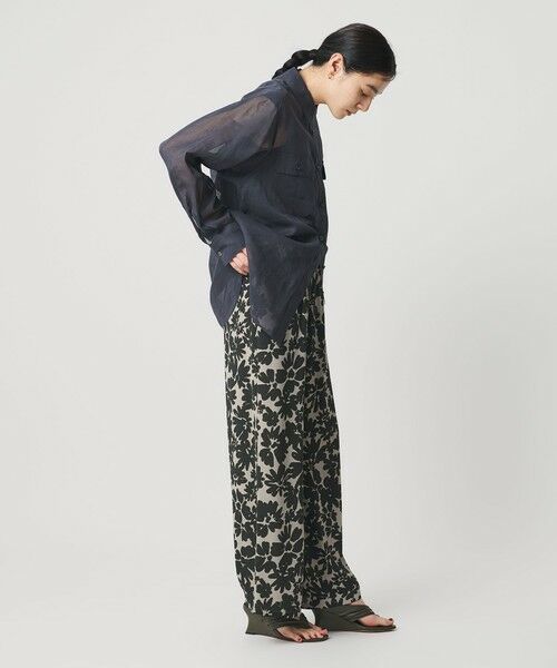 BEAUTY&YOUTH UNITED ARROWS / ビューティー&ユース ユナイテッドアローズ その他パンツ | フラワープリント イージーパンツ ウォッシャブル | 詳細12