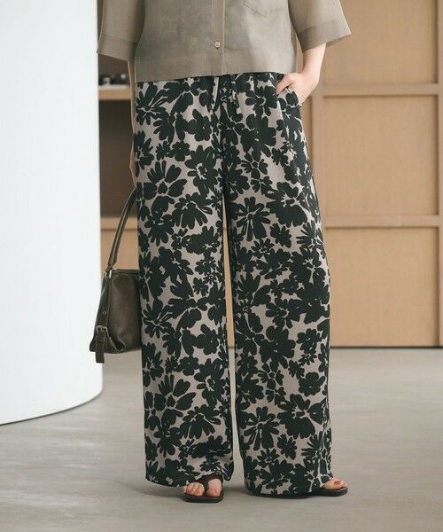 BEAUTY&YOUTH UNITED ARROWS / ビューティー&ユース ユナイテッドアローズ その他パンツ | フラワープリント イージーパンツ ウォッシャブル | 詳細4