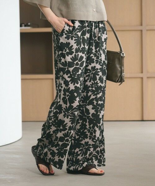 BEAUTY&YOUTH UNITED ARROWS / ビューティー&ユース ユナイテッドアローズ その他パンツ | フラワープリント イージーパンツ ウォッシャブル | 詳細5