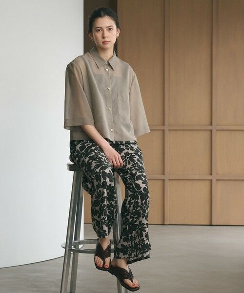 BEAUTY&YOUTH UNITED ARROWS / ビューティー&ユース ユナイテッドアローズ その他パンツ | フラワープリント イージーパンツ ウォッシャブル | 詳細7