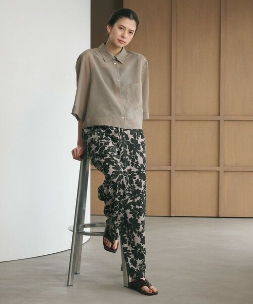 BEAUTY&YOUTH UNITED ARROWS / ビューティー&ユース ユナイテッドアローズ その他パンツ | フラワープリント イージーパンツ ウォッシャブル | 詳細8
