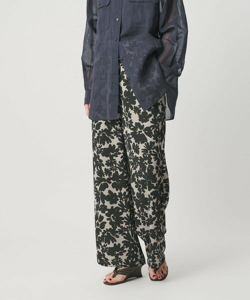 BEAUTY&YOUTH UNITED ARROWS / ビューティー&ユース ユナイテッドアローズ その他パンツ | フラワープリント イージーパンツ ウォッシャブル | 詳細9