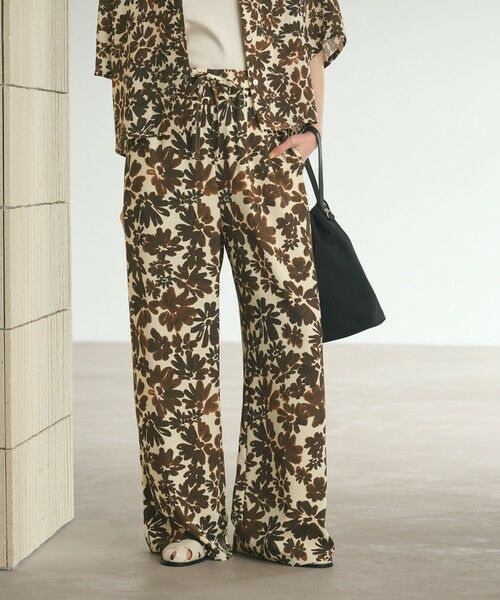 BEAUTY&YOUTH UNITED ARROWS / ビューティー&ユース ユナイテッドアローズ その他パンツ | フラワープリント イージーパンツ ウォッシャブル | 詳細13