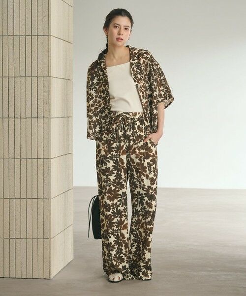BEAUTY&YOUTH UNITED ARROWS / ビューティー&ユース ユナイテッドアローズ その他パンツ | フラワープリント イージーパンツ ウォッシャブル | 詳細14