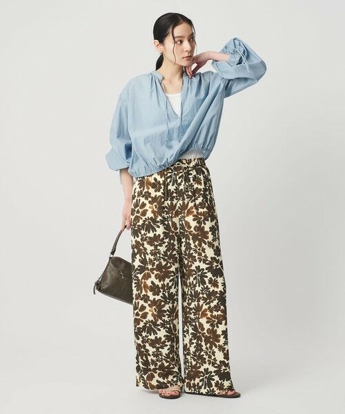 BEAUTY&YOUTH UNITED ARROWS / ビューティー&ユース ユナイテッドアローズ その他パンツ | フラワープリント イージーパンツ ウォッシャブル | 詳細19