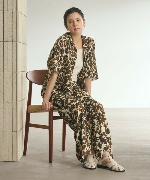 BEAUTY&YOUTH UNITED ARROWS / ビューティー&ユース ユナイテッドアローズ その他パンツ | フラワープリント イージーパンツ ウォッシャブル | 詳細15