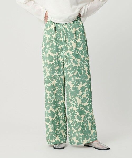 BEAUTY&YOUTH UNITED ARROWS / ビューティー&ユース ユナイテッドアローズ その他パンツ | フラワープリント イージーパンツ ウォッシャブル | 詳細27