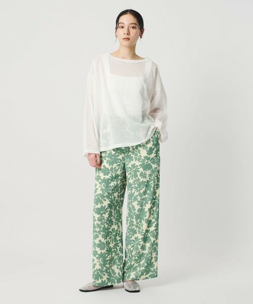 BEAUTY&YOUTH UNITED ARROWS / ビューティー&ユース ユナイテッドアローズ その他パンツ | フラワープリント イージーパンツ ウォッシャブル | 詳細29