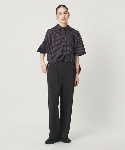 BEAUTY&YOUTH UNITED ARROWS / ビューティー&ユース ユナイテッドアローズ その他パンツ | ポリエステルブレンド バックゴム ワイドパンツ ウォッシャブル | 詳細2