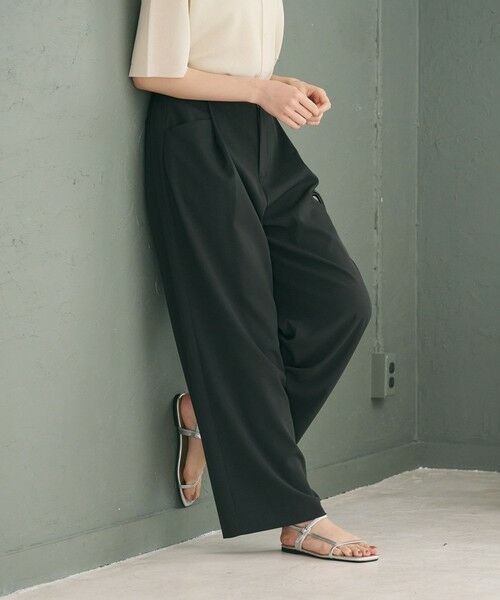 BEAUTY&YOUTH UNITED ARROWS / ビューティー&ユース ユナイテッドアローズ その他パンツ | ポリエステルブレンド バックゴム ワイドパンツ ウォッシャブル | 詳細10