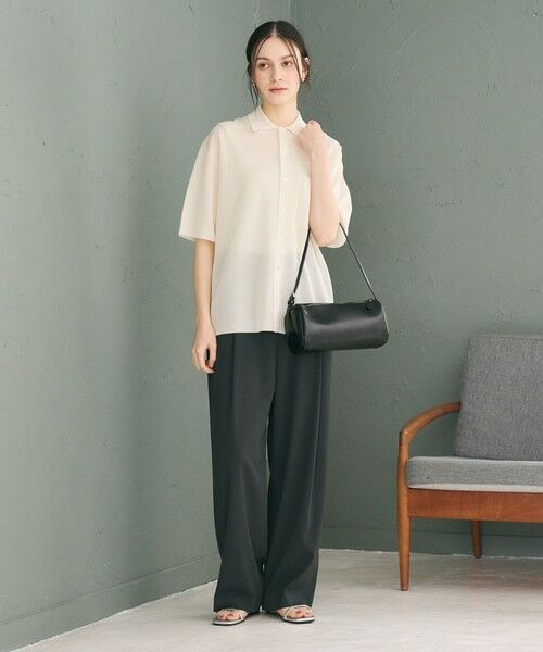 BEAUTY&YOUTH UNITED ARROWS / ビューティー&ユース ユナイテッドアローズ その他パンツ | ポリエステルブレンド バックゴム ワイドパンツ ウォッシャブル | 詳細11