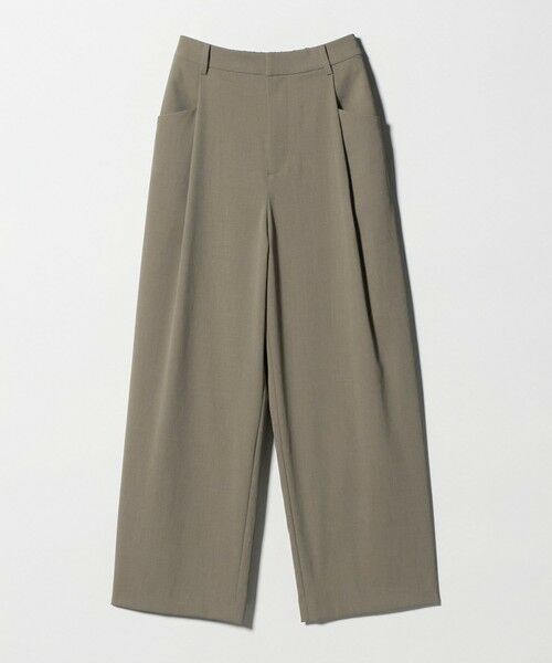 BEAUTY&YOUTH UNITED ARROWS / ビューティー&ユース ユナイテッドアローズ その他パンツ | ポリエステルブレンド ツイルバックゴムパンツ2（BEIGE）