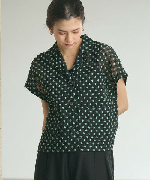 BEAUTY&YOUTH UNITED ARROWS / ビューティー&ユース ユナイテッドアローズ シャツ・ブラウス | シアージャガード ショートスリーブ シャツ | 詳細1