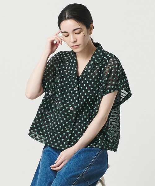 BEAUTY&YOUTH UNITED ARROWS / ビューティー&ユース ユナイテッドアローズ シャツ・ブラウス | シアージャガード ショートスリーブ シャツ | 詳細7
