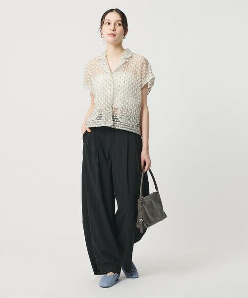 BEAUTY&YOUTH UNITED ARROWS / ビューティー&ユース ユナイテッドアローズ シャツ・ブラウス | シアージャガード ショートスリーブ シャツ | 詳細12