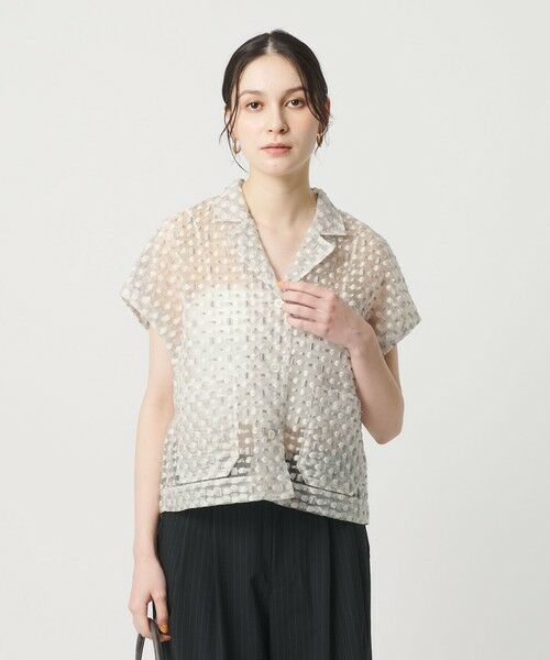 BEAUTY&YOUTH UNITED ARROWS / ビューティー&ユース ユナイテッドアローズ シャツ・ブラウス | シアージャガード ショートスリーブ シャツ | 詳細14