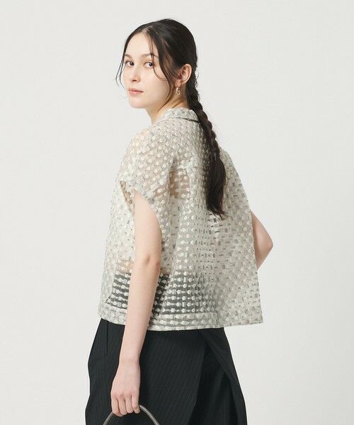 BEAUTY&YOUTH UNITED ARROWS / ビューティー&ユース ユナイテッドアローズ シャツ・ブラウス | シアージャガード ショートスリーブ シャツ（LT.GRAY）