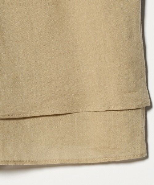 BEAUTY&YOUTH UNITED ARROWS / ビューティー&ユース ユナイテッドアローズ シャツ・ブラウス | 麻ブレンド フロントリボン ティアード シャツ ウォッシャブル | 詳細6