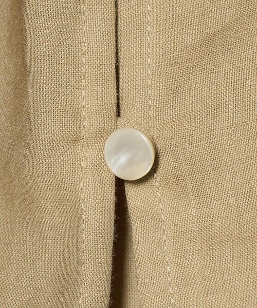 BEAUTY&YOUTH UNITED ARROWS / ビューティー&ユース ユナイテッドアローズ シャツ・ブラウス | 麻ブレンド フロントリボン ティアード シャツ ウォッシャブル | 詳細8