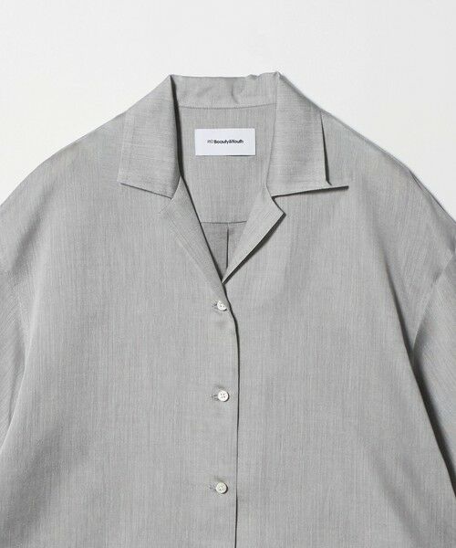 BEAUTY&YOUTH UNITED ARROWS / ビューティー&ユース ユナイテッドアローズ シャツ・ブラウス | レーヨンキュプラブレンド オープンカラーシャツ | 詳細9