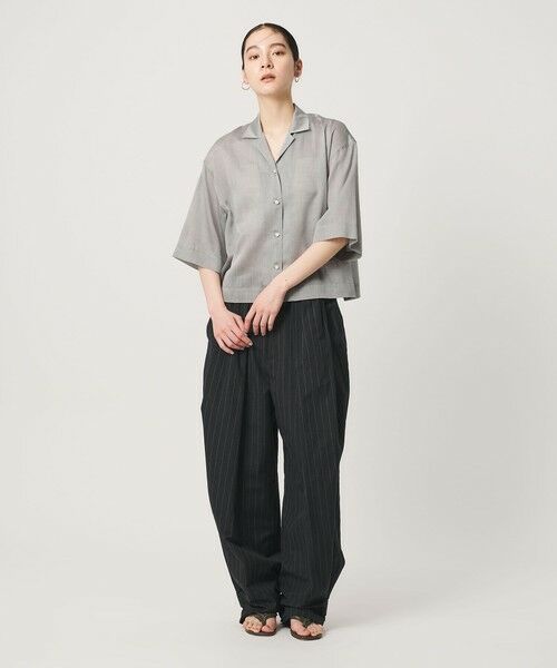 BEAUTY&YOUTH UNITED ARROWS / ビューティー&ユース ユナイテッドアローズ シャツ・ブラウス | レーヨンキュプラブレンド オープンカラーシャツ | 詳細3