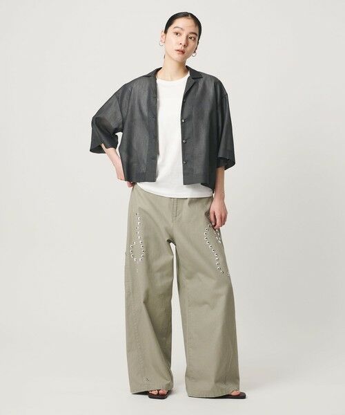 BEAUTY&YOUTH UNITED ARROWS / ビューティー&ユース ユナイテッドアローズ シャツ・ブラウス | レーヨンキュプラブレンド オープンカラーシャツ | 詳細16
