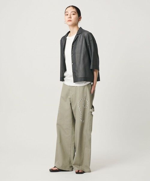 BEAUTY&YOUTH UNITED ARROWS / ビューティー&ユース ユナイテッドアローズ シャツ・ブラウス | レーヨンキュプラブレンド オープンカラーシャツ | 詳細17