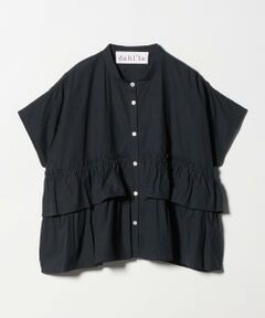 BEAUTY&YOUTH UNITED ARROWS / ビューティー&ユース ユナイテッドアローズ シャツ・ブラウス | ＜dahl’ia＞フリル ショートスリーブ ブラウス