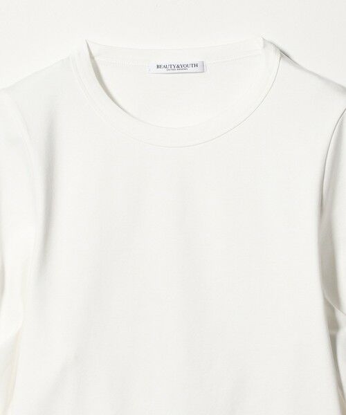BEAUTY&YOUTH UNITED ARROWS / ビューティー&ユース ユナイテッドアローズ カットソー | コットンスムース タック ショートスリーブ プルオーバー | 詳細1