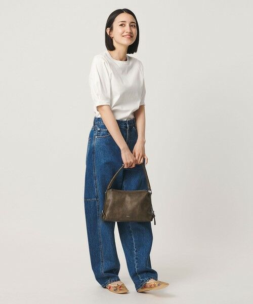 BEAUTY&YOUTH UNITED ARROWS / ビューティー&ユース ユナイテッドアローズ カットソー | コットンスムース タック ショートスリーブ プルオーバー | 詳細4