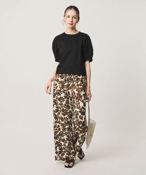 BEAUTY&YOUTH UNITED ARROWS / ビューティー&ユース ユナイテッドアローズ カットソー | コットンスムース タック ショートスリーブ プルオーバー | 詳細10