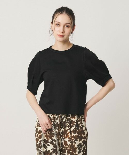 BEAUTY&YOUTH UNITED ARROWS / ビューティー&ユース ユナイテッドアローズ カットソー | コットンスムース タック ショートスリーブ プルオーバー | 詳細9