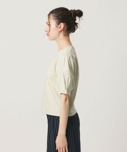 BEAUTY&YOUTH UNITED ARROWS / ビューティー&ユース ユナイテッドアローズ カットソー | コットンスムース タック ショートスリーブ プルオーバー | 詳細18