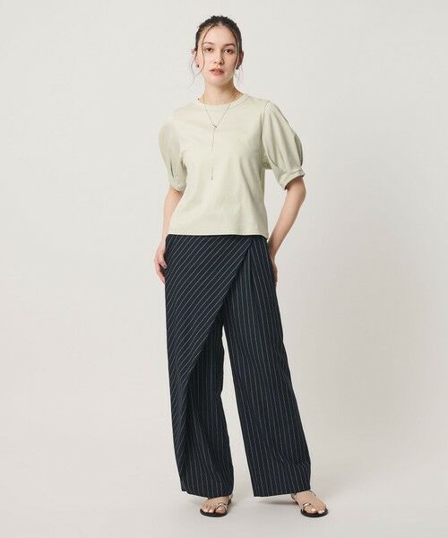 BEAUTY&YOUTH UNITED ARROWS / ビューティー&ユース ユナイテッドアローズ カットソー | コットンスムース タック ショートスリーブ プルオーバー | 詳細16