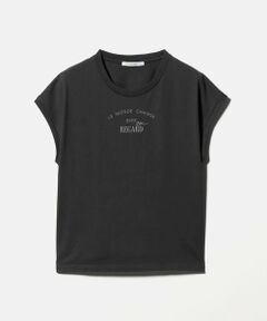 BEAUTY&YOUTH UNITED ARROWS / ビューティー&ユース ユナイテッドアローズ Tシャツ | コットン ロゴプリント フレンチスリーブ Tシャツ