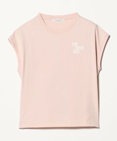 BEAUTY&YOUTH UNITED ARROWS / ビューティー&ユース ユナイテッドアローズ Tシャツ | コットン ロゴプリント フレンチスリーブ Tシャツ