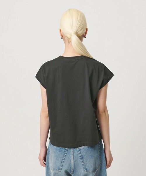 BEAUTY&YOUTH UNITED ARROWS / ビューティー&ユース ユナイテッドアローズ Tシャツ | コットン ロゴプリント フレンチスリーブ Tシャツ | 詳細14