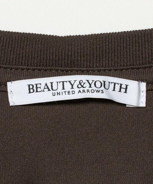 BEAUTY&YOUTH UNITED ARROWS / ビューティー&ユース ユナイテッドアローズ Tシャツ | コットン ロゴプリント フレンチスリーブ Tシャツ | 詳細9