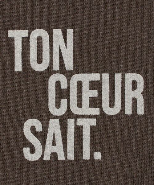 BEAUTY&YOUTH UNITED ARROWS / ビューティー&ユース ユナイテッドアローズ Tシャツ | コットン ロゴプリント フレンチスリーブ Tシャツ | 詳細7