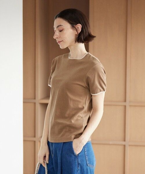 BEAUTY&YOUTH UNITED ARROWS / ビューティー&ユース ユナイテッドアローズ カットソー | シアー パイル リンガーTシャツ | 詳細13