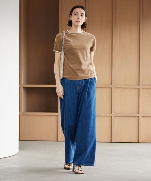 BEAUTY&YOUTH UNITED ARROWS / ビューティー&ユース ユナイテッドアローズ カットソー | シアー パイル リンガーTシャツ | 詳細17