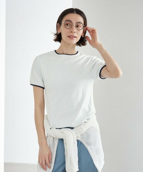 BEAUTY&YOUTH UNITED ARROWS / ビューティー&ユース ユナイテッドアローズ カットソー | シアー パイル リンガーTシャツ | 詳細25