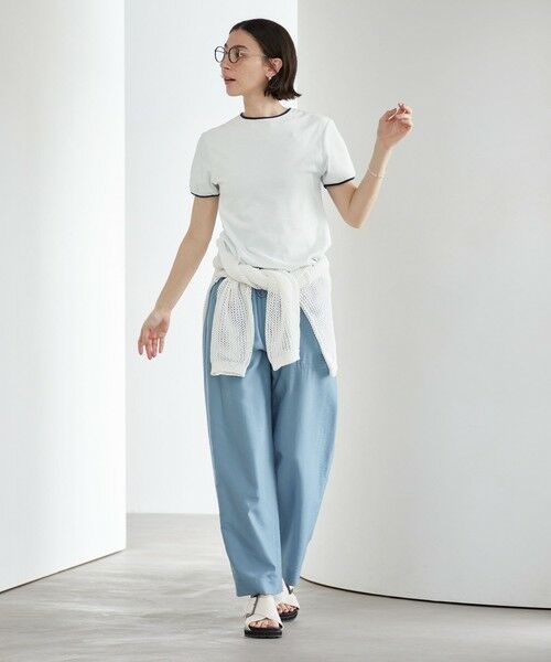 BEAUTY&YOUTH UNITED ARROWS / ビューティー&ユース ユナイテッドアローズ カットソー | シアー パイル リンガーTシャツ | 詳細26