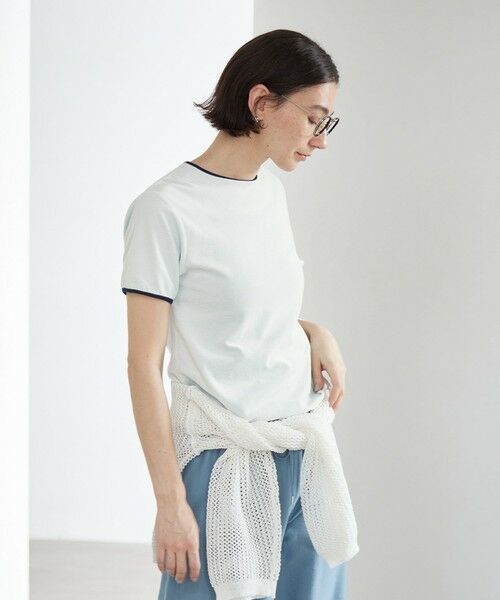 BEAUTY&YOUTH UNITED ARROWS / ビューティー&ユース ユナイテッドアローズ カットソー | シアー パイル リンガーTシャツ | 詳細26